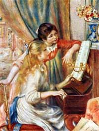 Renoir - Mdchen am Klavier